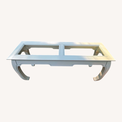 Used Vintage Refinished Sage Solid Ming Console Table for sale on AptDeco