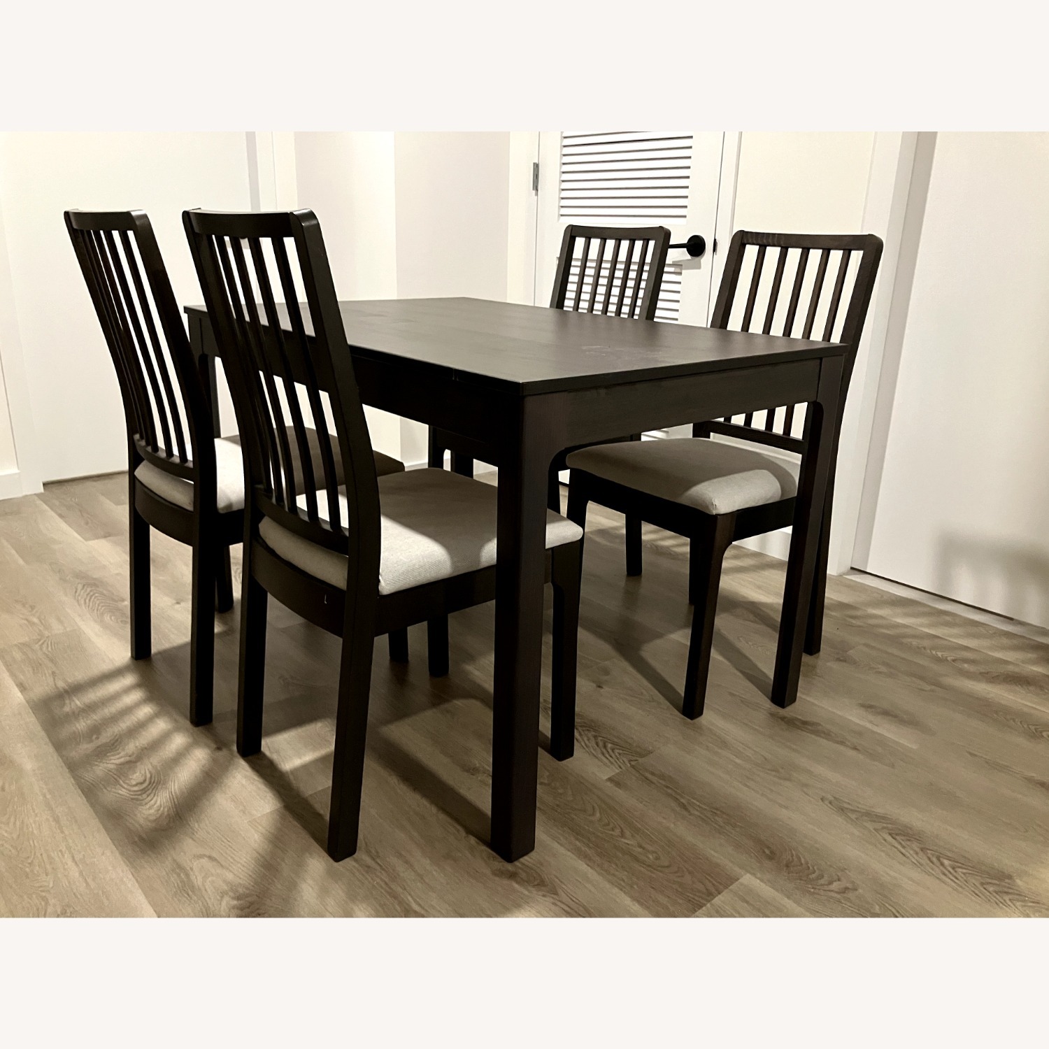 IKEA Ekedalen Extendable Dining Set 4 Chairs - image-3