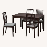 IKEA Ekedalen Extendable Dining Set 4 Chairs