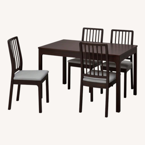 Used IKEA Ekedalen Extendable Dining Set 4 Chairs for sale on AptDeco