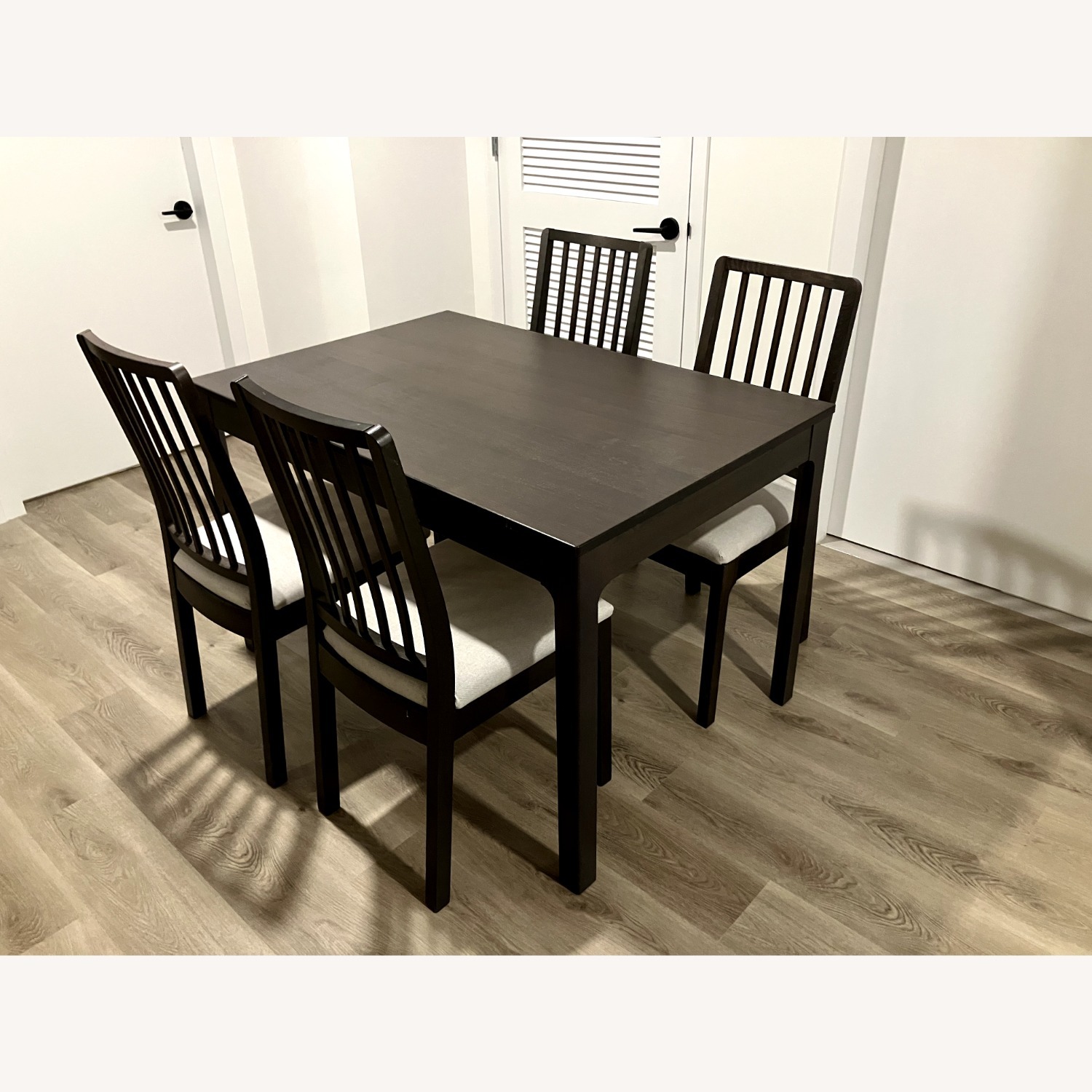 IKEA Ekedalen Extendable Dining Set 4 Chairs - image-1
