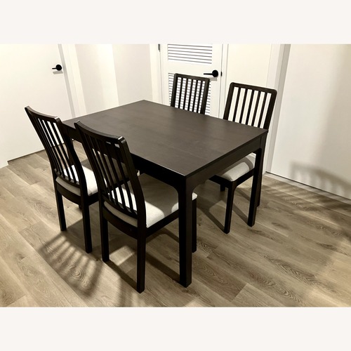 Used IKEA Ekedalen Extendable Dining Set 4 Chairs for sale on AptDeco