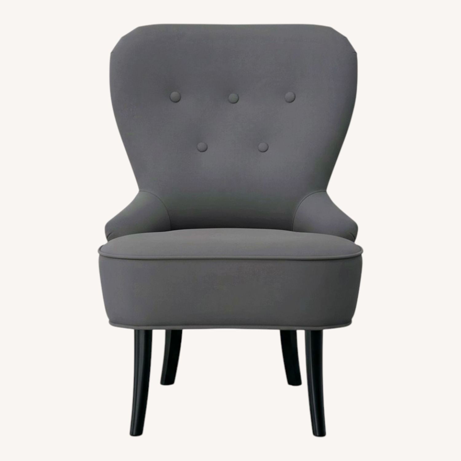 IKEA Remsta Dark Gray Fabric Armchair - image-0