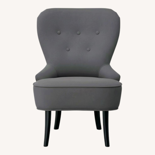 Used IKEA Remsta Dark Gray Fabric Armchair for sale on AptDeco