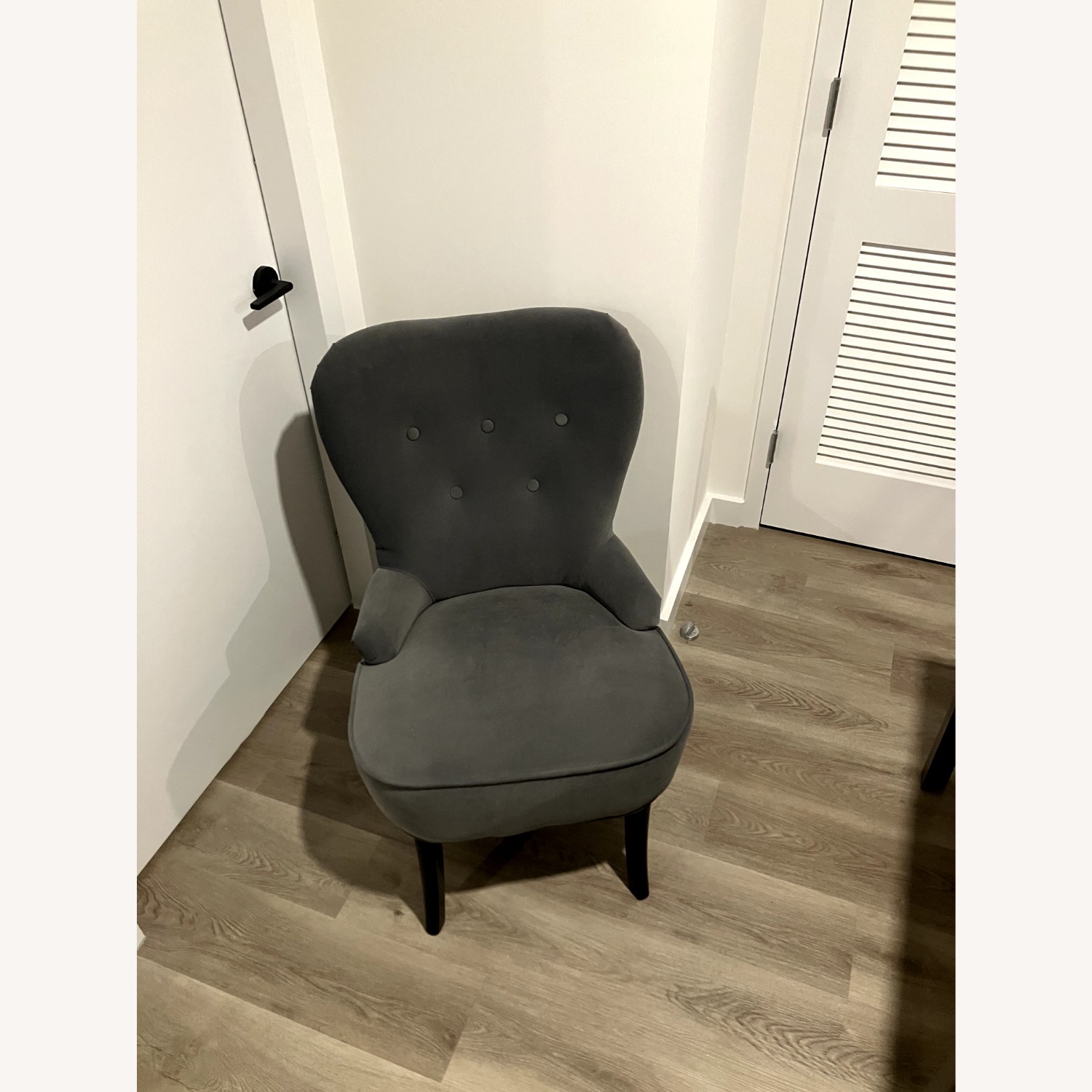 IKEA Remsta Dark Gray Fabric Armchair - image-2