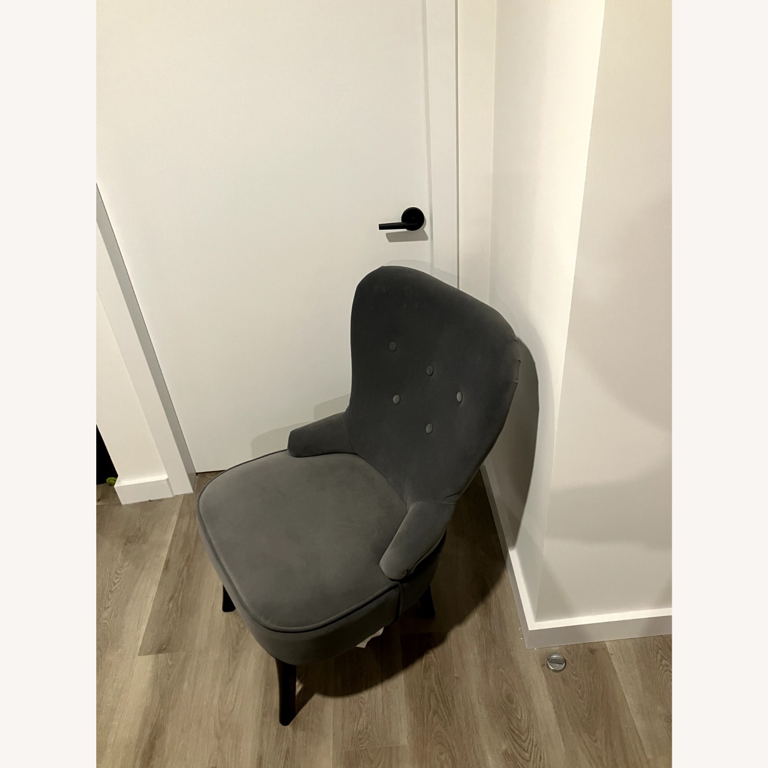 IKEA Remsta Dark Gray Fabric Armchair - image-3