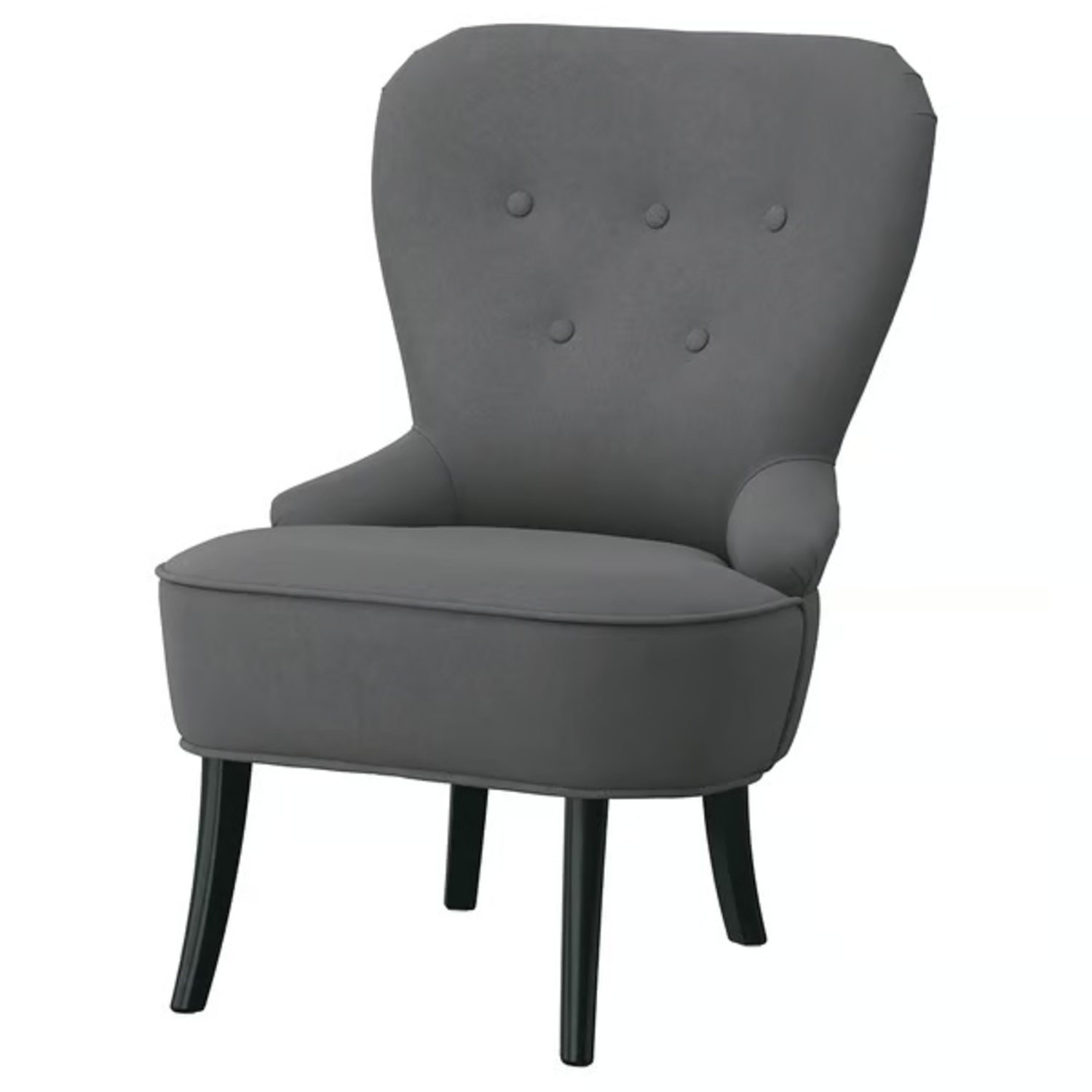 IKEA Remsta Dark Gray Fabric Armchair - image-4