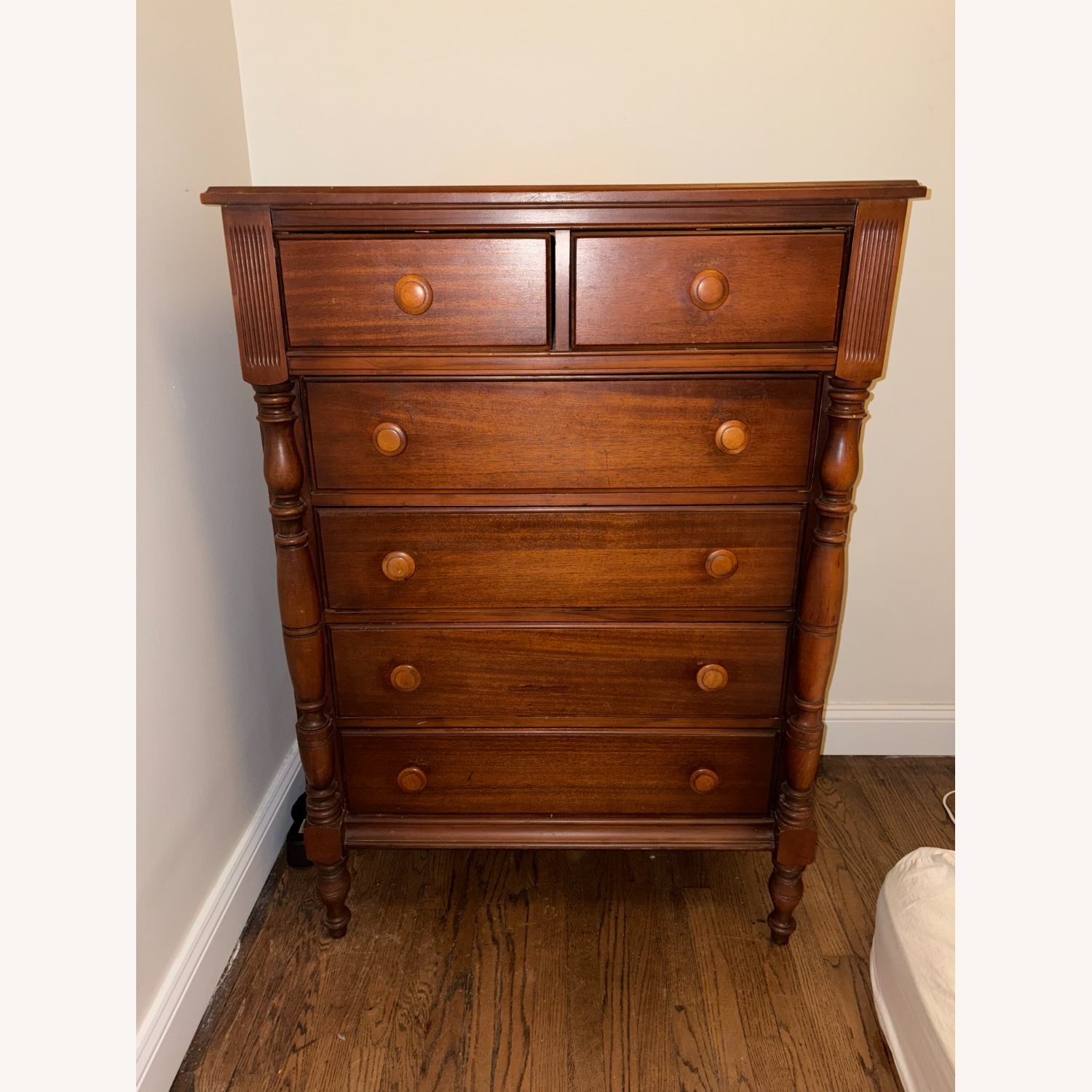 Davis Cabinet Company Dark Brown Wood Dresser - image-1