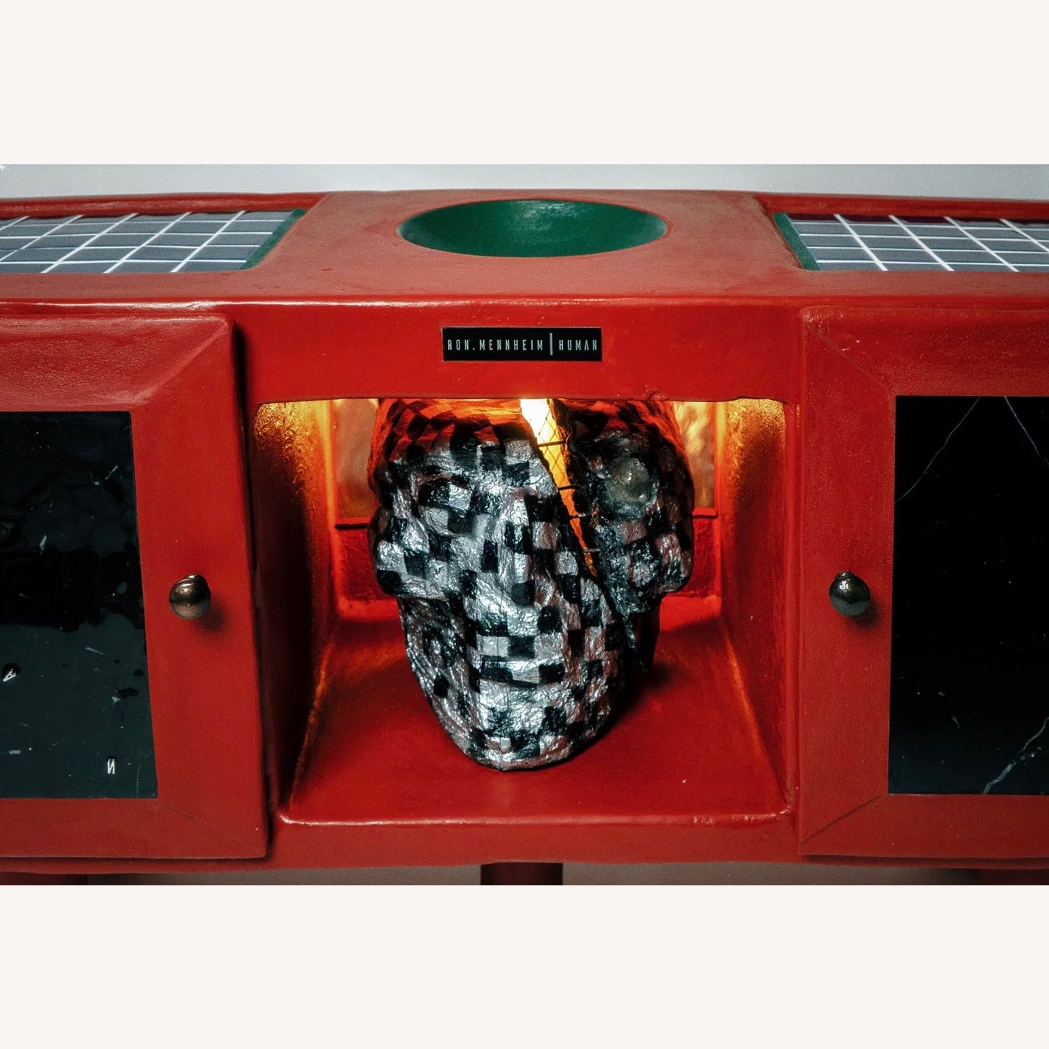 Red Concrete Sideboard - image-4