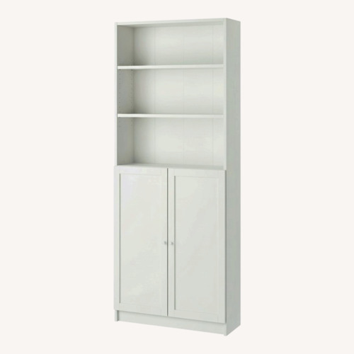 Used IKEA Billy White Wood Bookcase for sale on AptDeco
