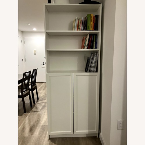 Used IKEA Billy White Wood Bookcase for sale on AptDeco