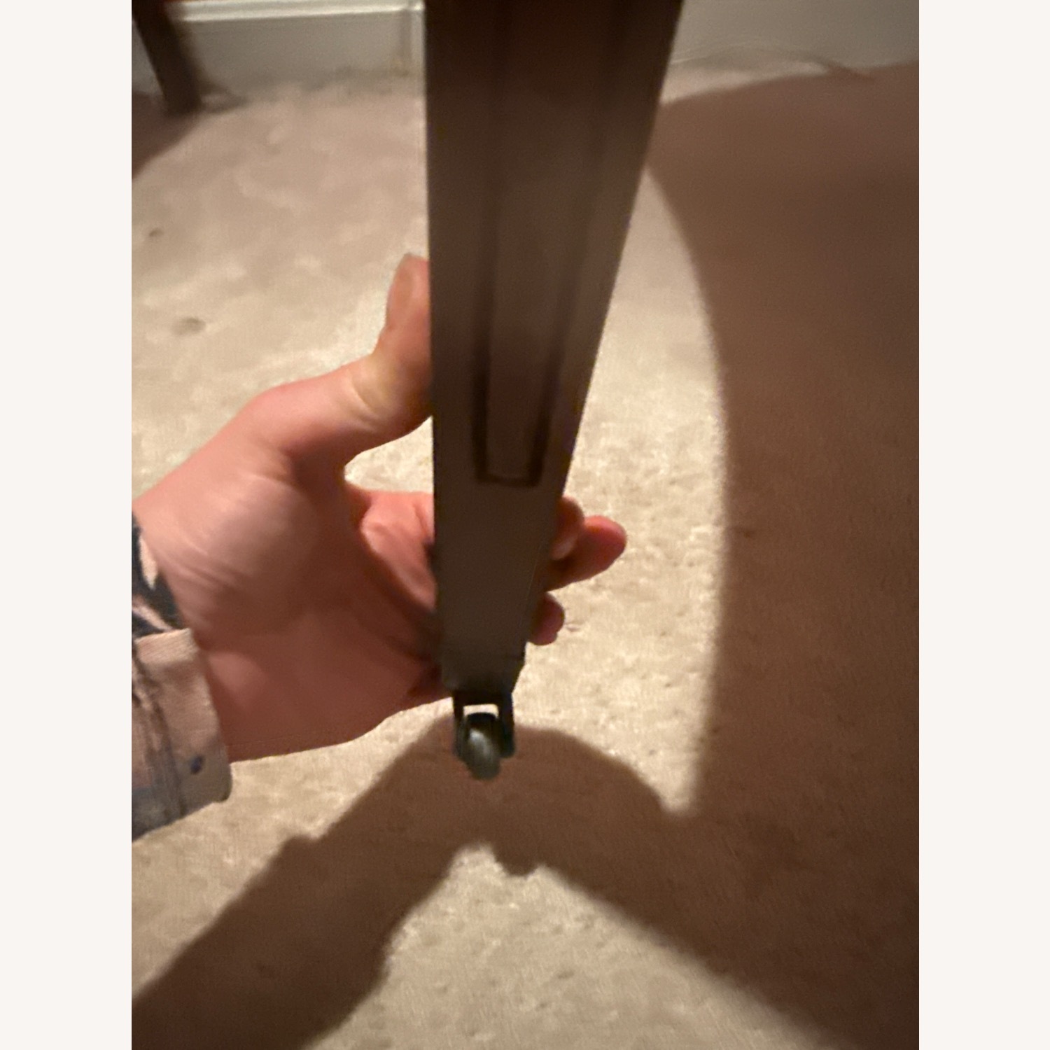 Dark Brown Wood Nightstands - image-5