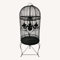 Vintage/Antique Black Floor Lamp