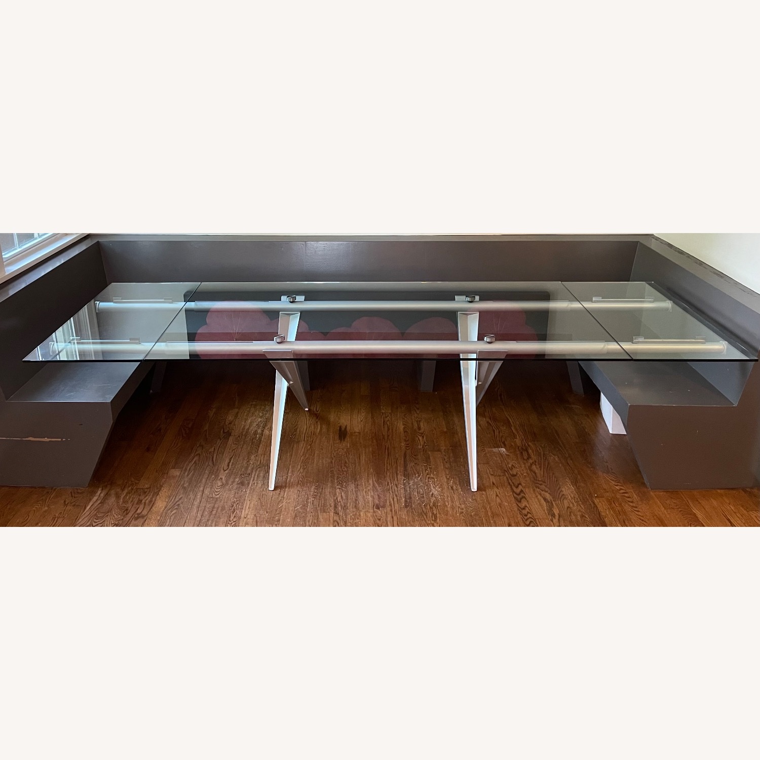 Roche Bobois Extendable Glass Table and Chairs - image-2