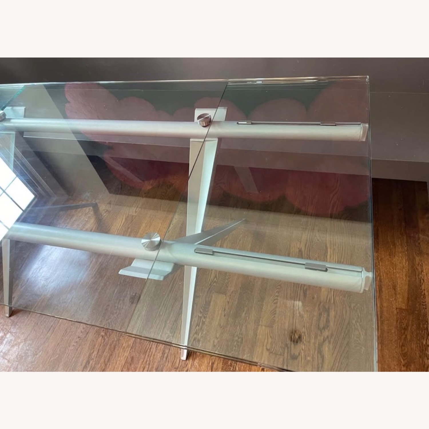 Roche Bobois Extendable Glass Table and Chairs - image-4