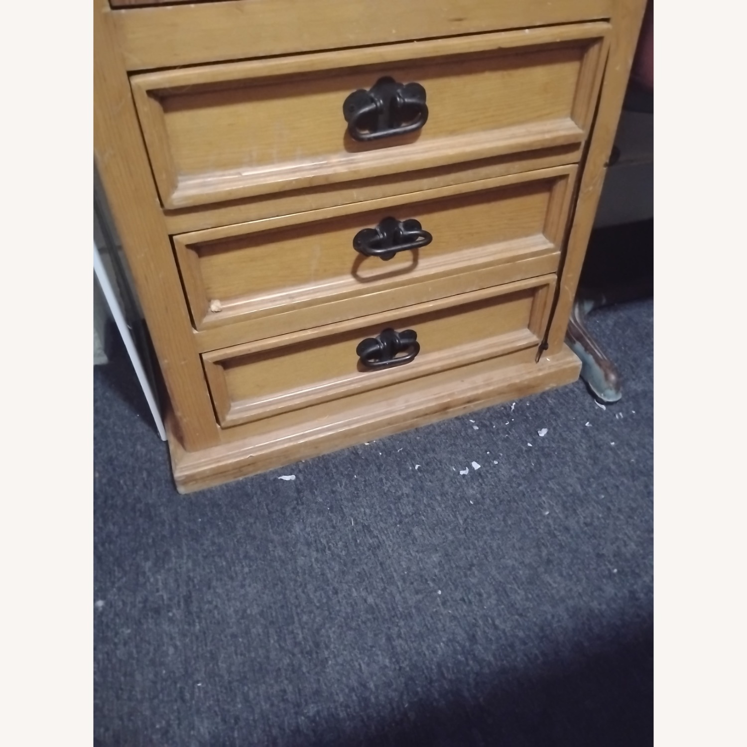 Colonial Oak Hutch - image-5