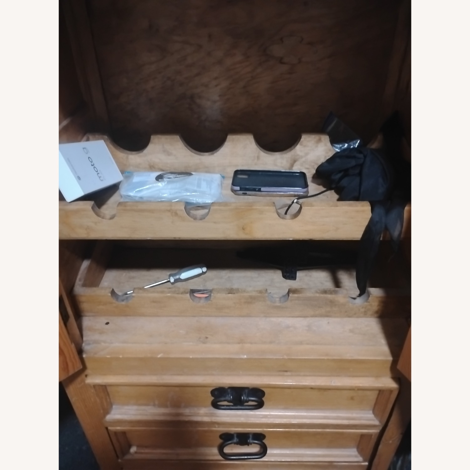 Colonial Oak Hutch - image-6