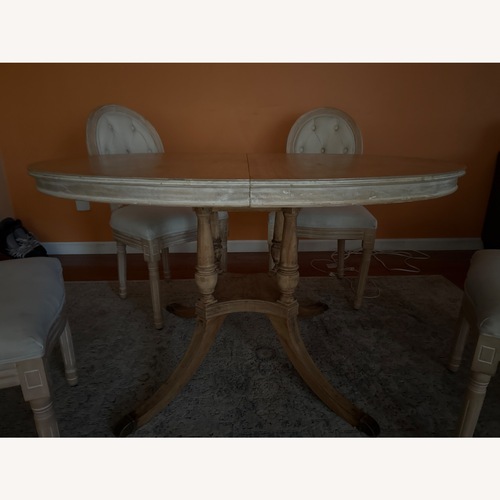 Used Vintage/Antique Natural Wood Dining Sets for sale on AptDeco
