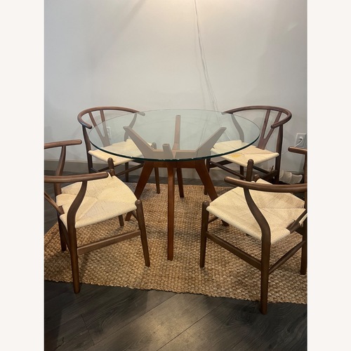 Used West Elm Jensen Round Dining Table for sale on AptDeco