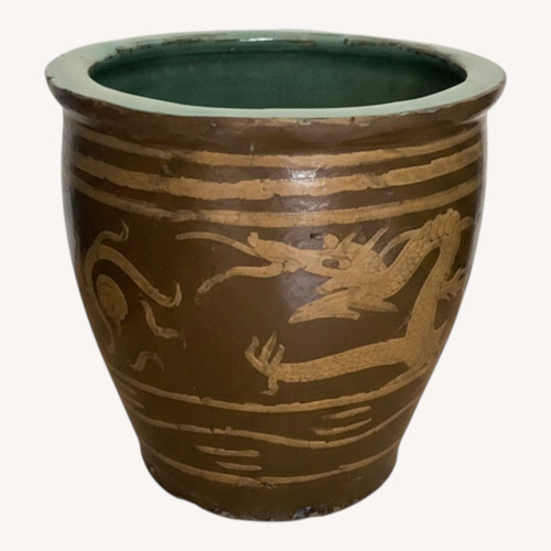 Used Vintage/Antique Dark Brown Ceramic Décor for sale on AptDeco