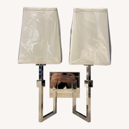 Used Hudson Valley Lighting Polished Nickel Wall Sconce for sale on AptDeco