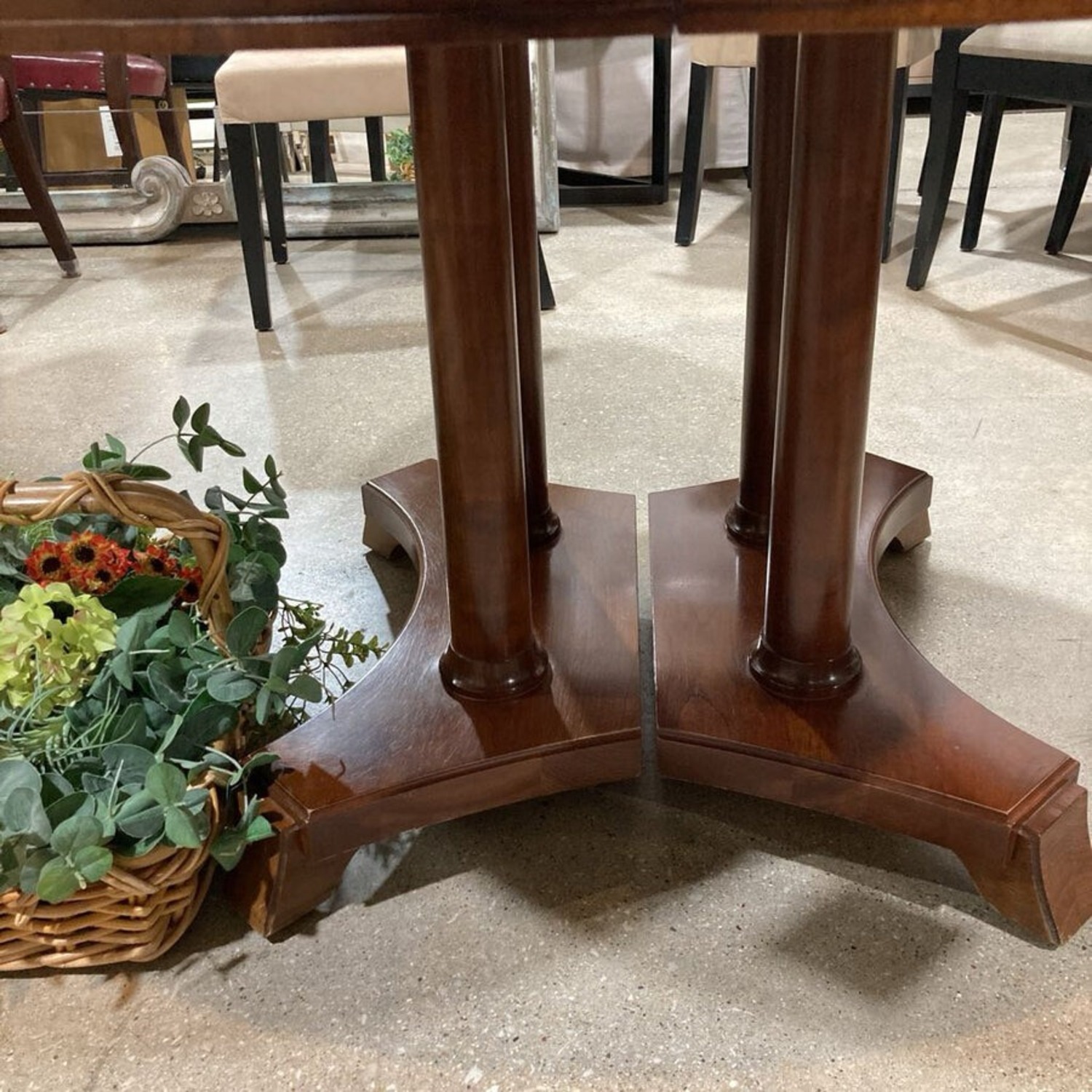 Stickley Pedestal Solid Wood Dining Table - image-8