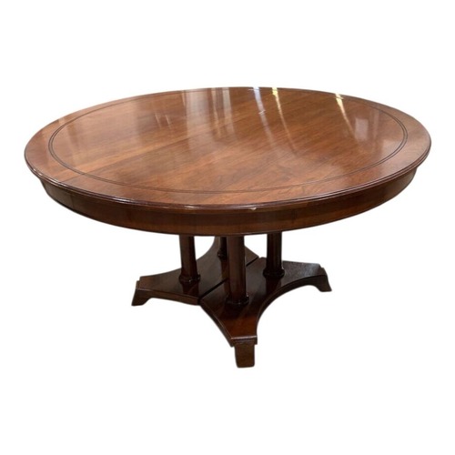 Used Stickley Pedestal Solid Wood Dining Table for sale on AptDeco