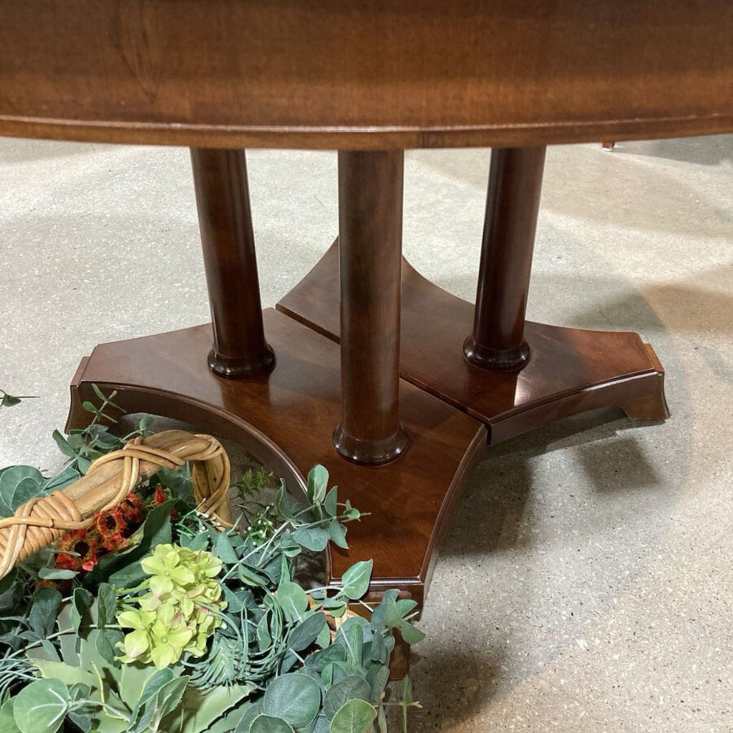 Stickley Pedestal Solid Wood Dining Table - image-10