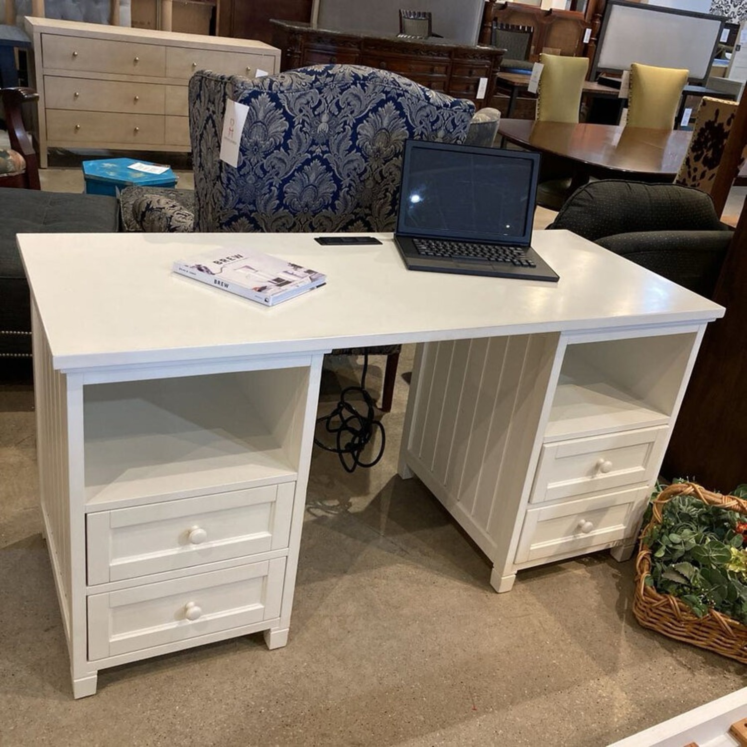 Pottery Barn Teen Beadboard Smart Storage Desk - image-3