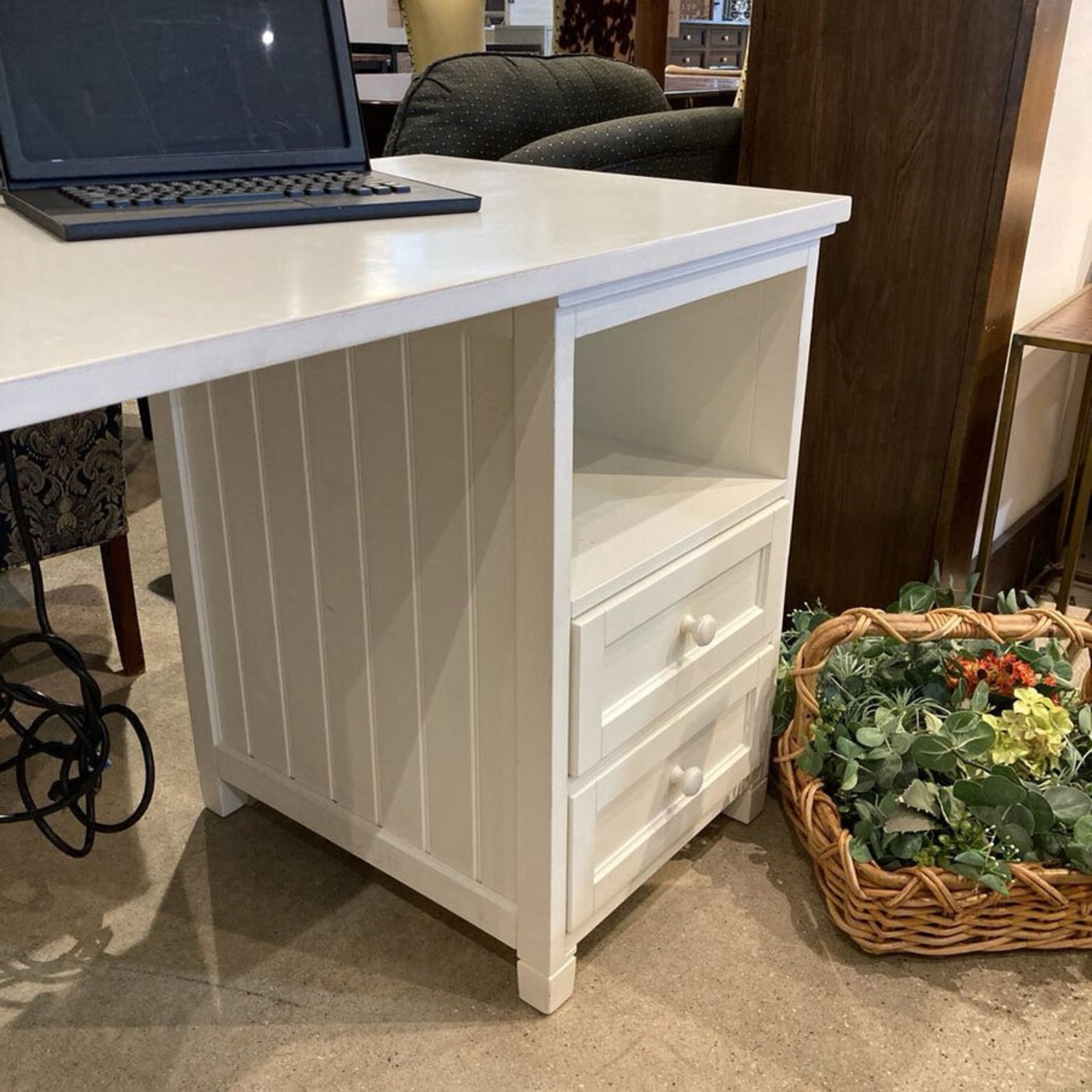 Pottery Barn Teen Beadboard Smart Storage Desk - image-4