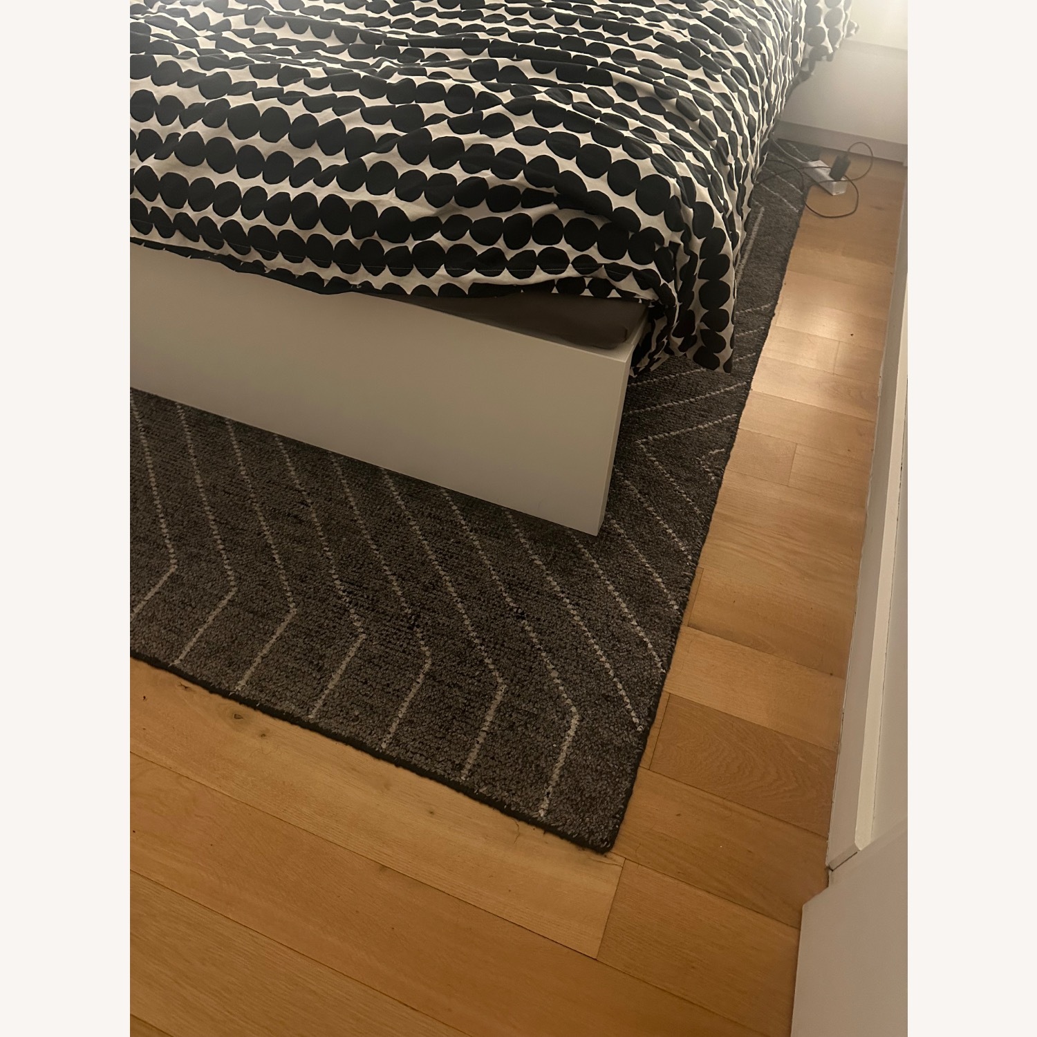 West Elm Blue Graduated Dot Area Rug 8' x 10' - image-1