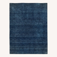 West Elm Blue Graduated Dot Area Rug 8' x 10'