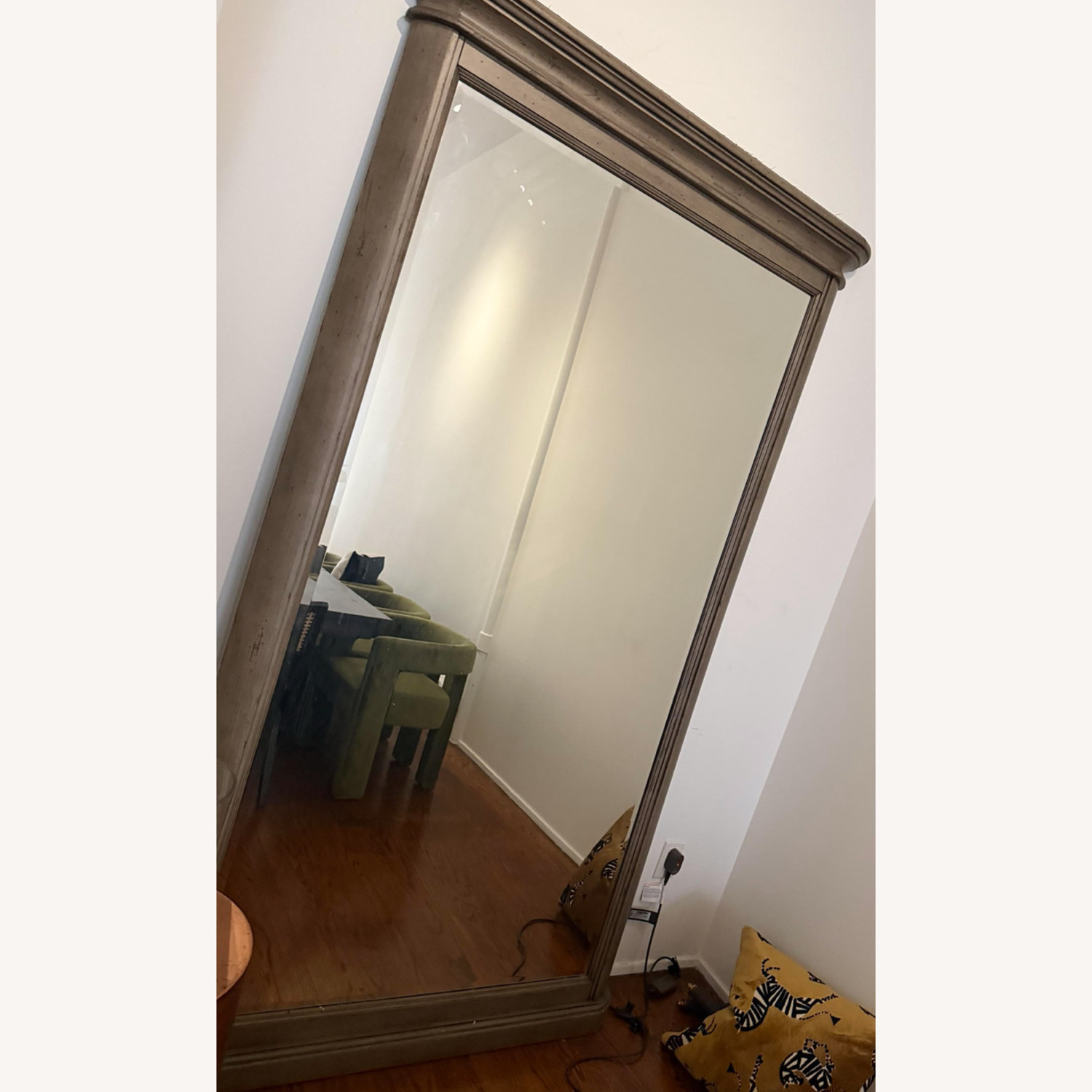 Solid Wood Floor Length Oversize Mirror - image-3