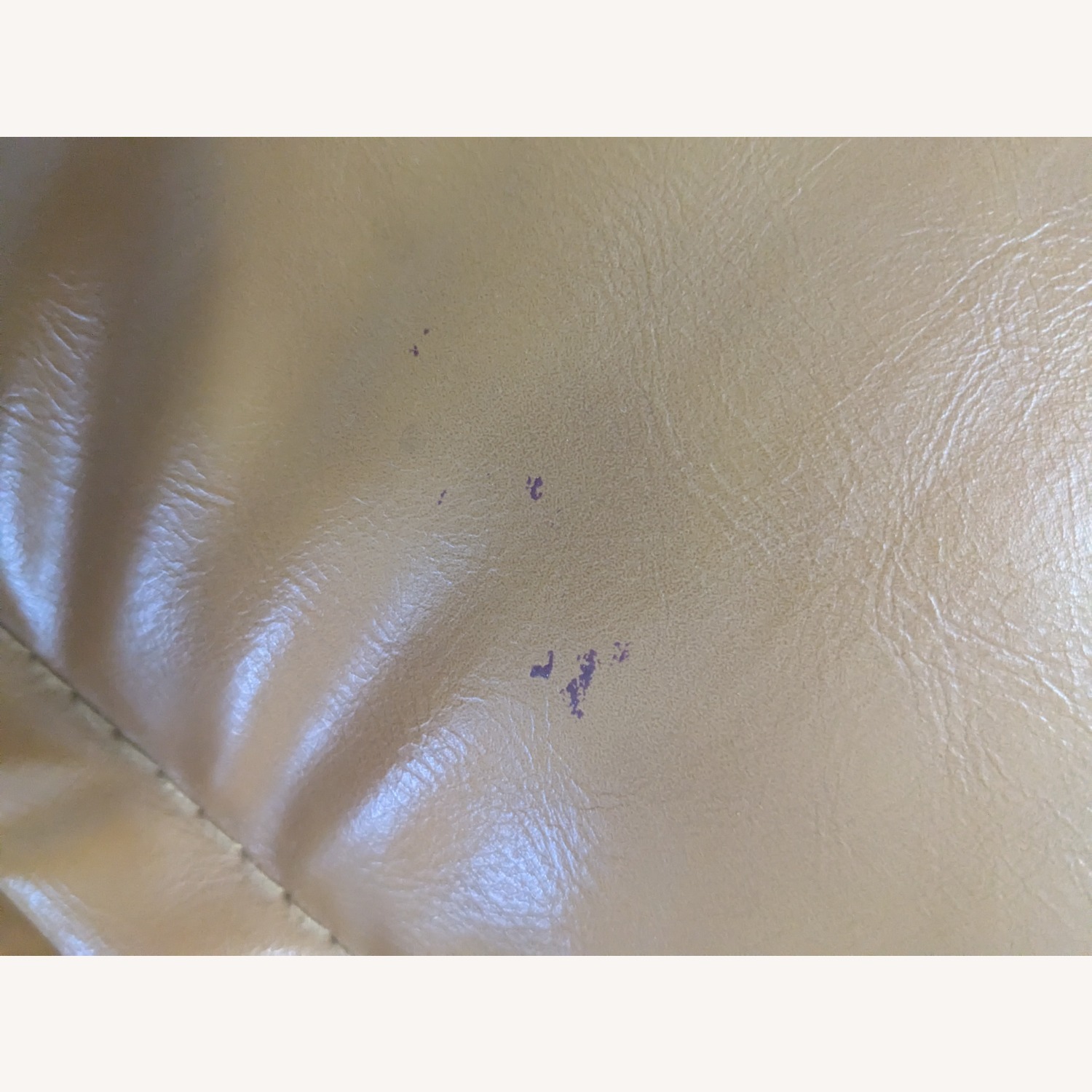 Modway Light Brown Faux Leather 2 Seater Sofa - image-3