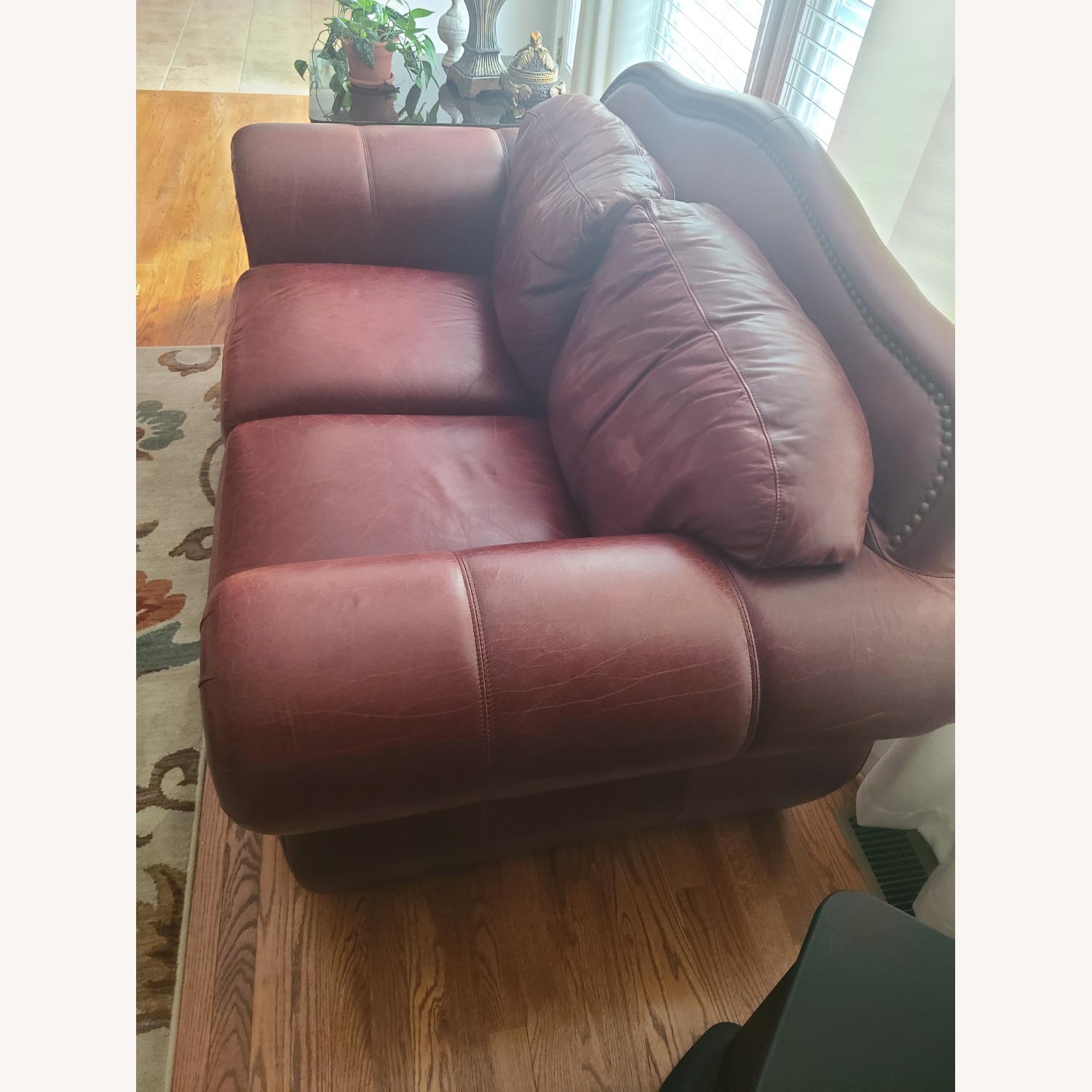 Leather Loveseat - image-3