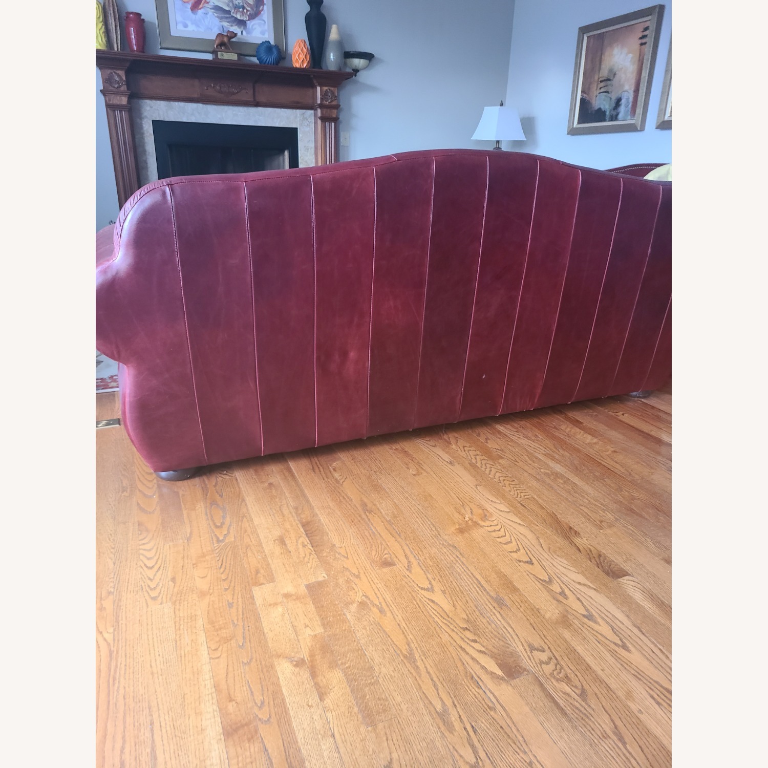 Leather 3+ Seater Sofa - image-4