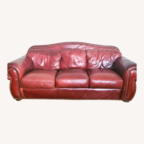 Used Leather 3+ Seater Sofa for sale on AptDeco