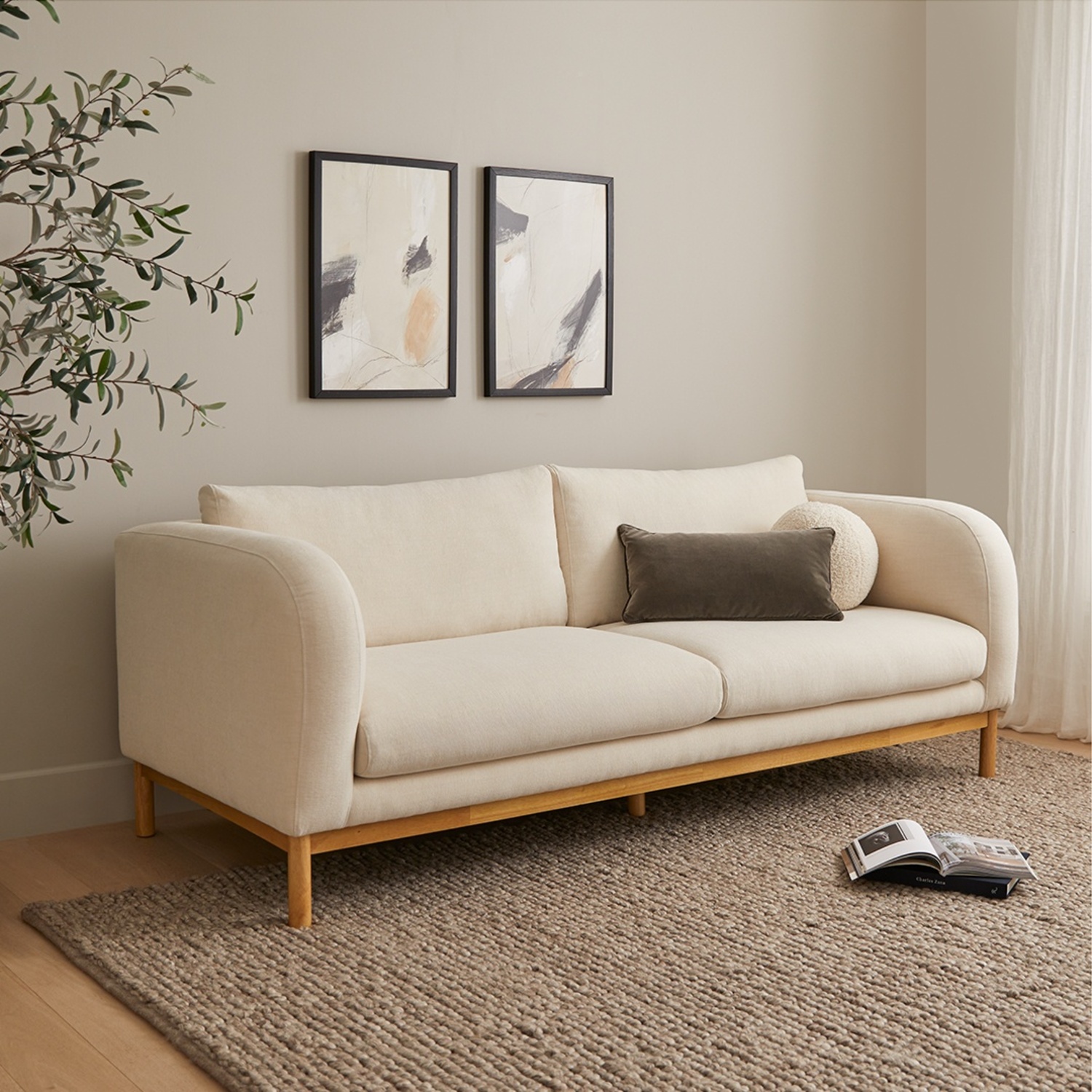 Article Kinso Natural 2 Seater Sofa - image-6