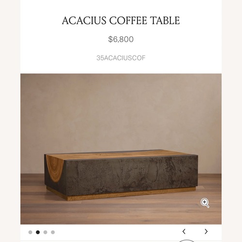 Used Arhaus Acacius Coffee Table 55” for sale on AptDeco