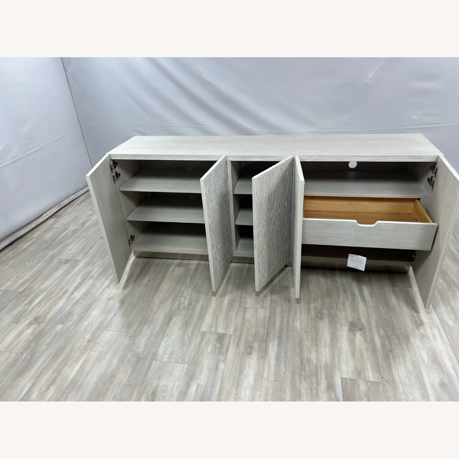 Bernhardt Solaria Credenza in Weathered Bone - image-5