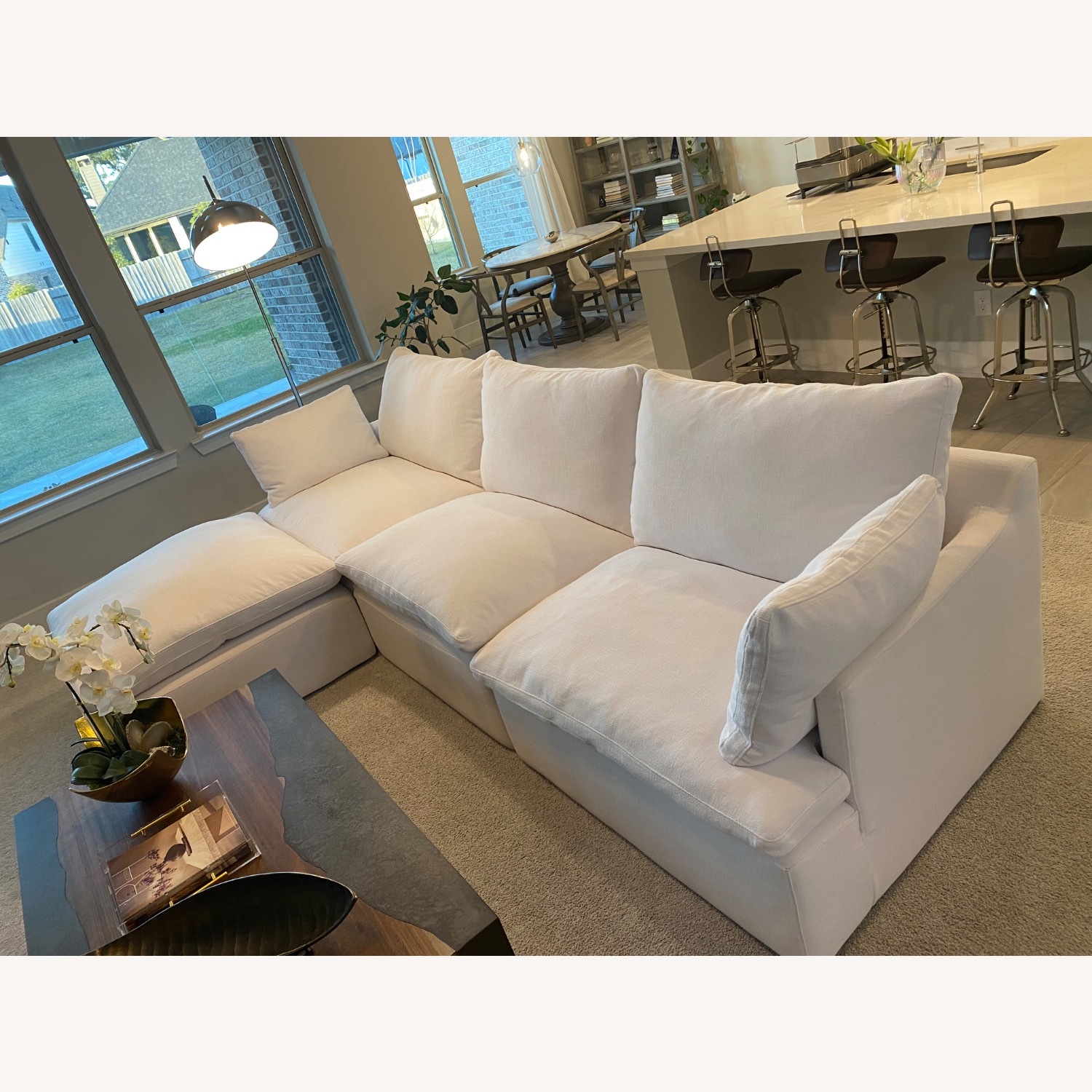 Cloud Modular Track Arm Right-Arm 4-Piece Chaise Sectional - image-16