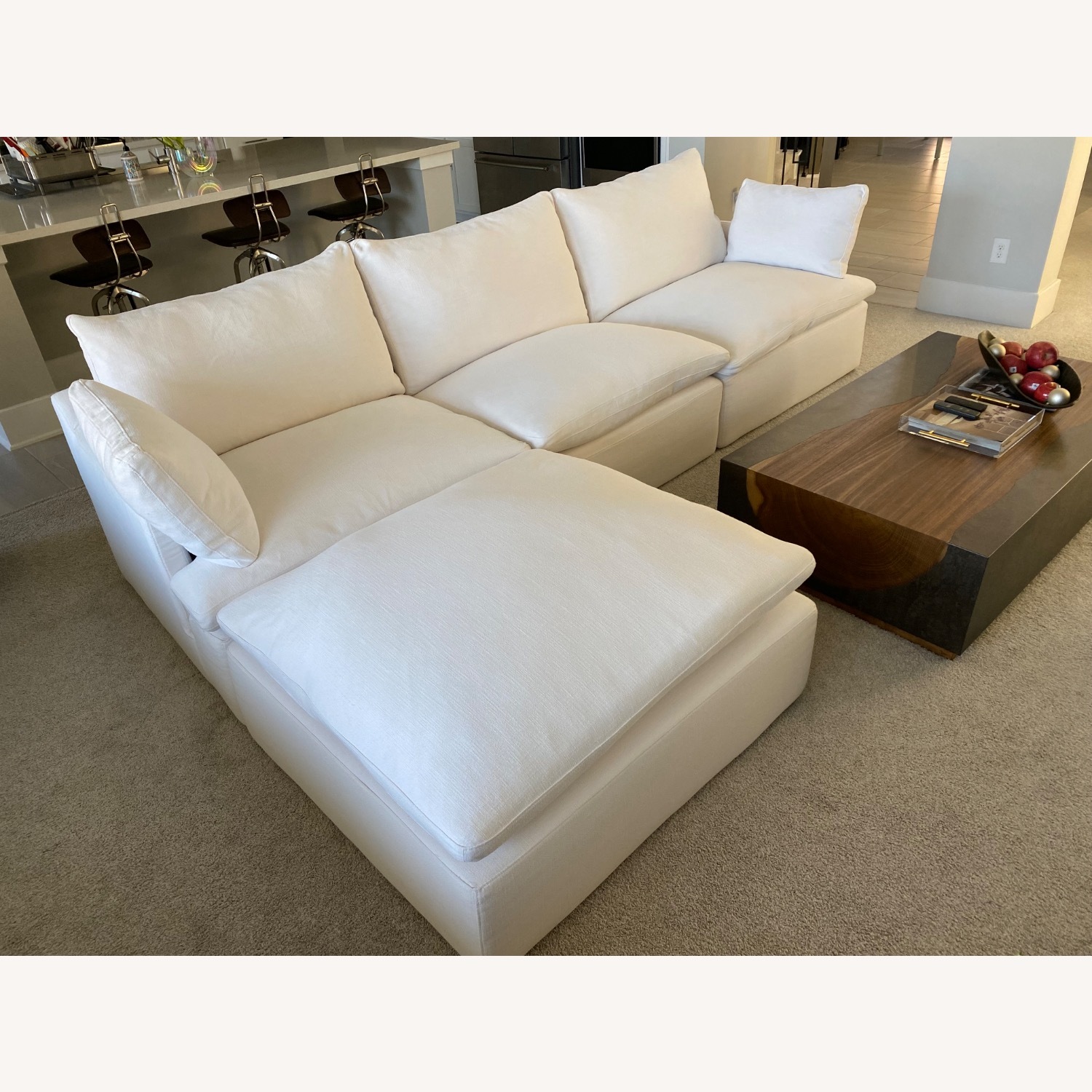 Cloud Modular Track Arm Right-Arm 4-Piece Chaise Sectional - image-8