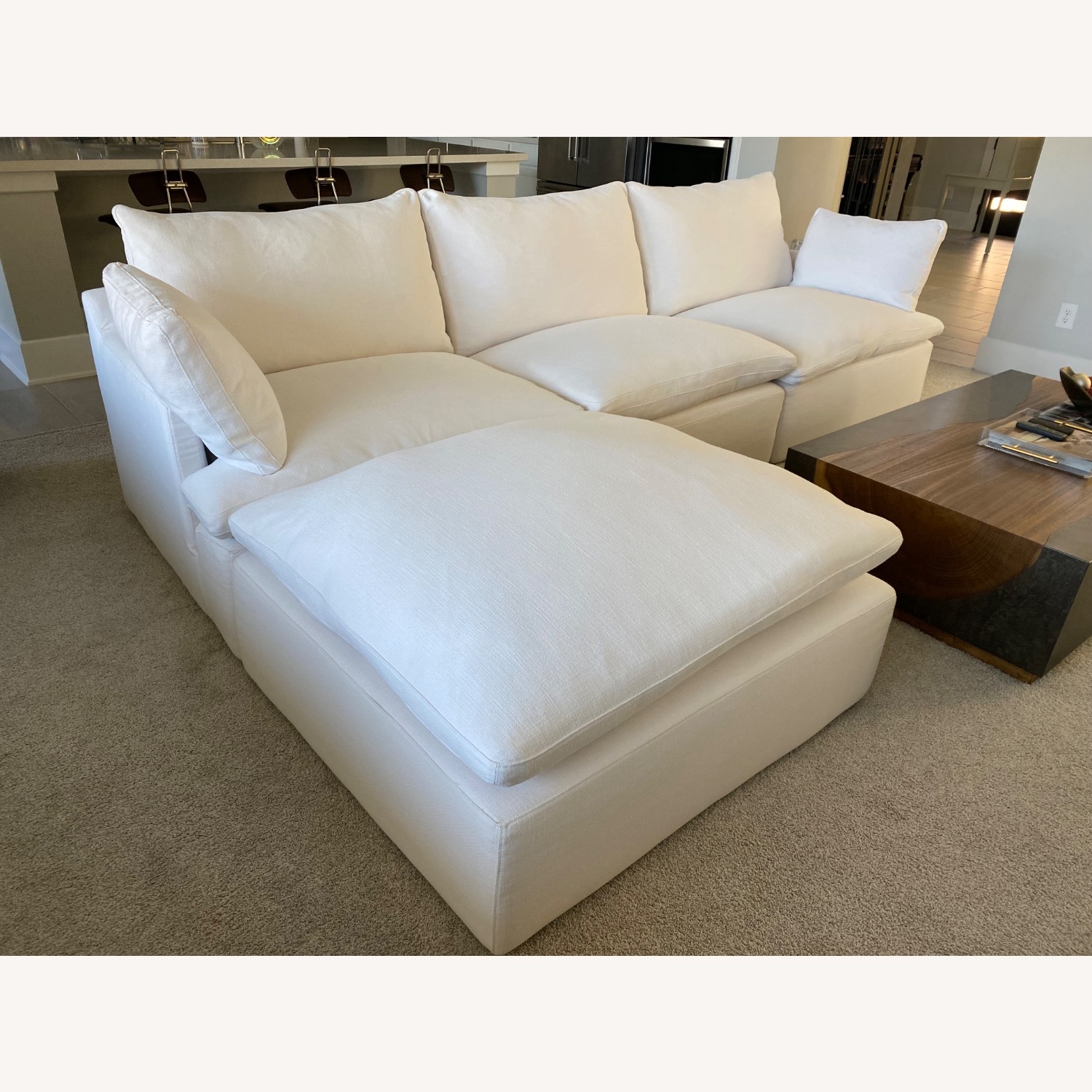 Cloud Modular Track Arm Right-Arm 4-Piece Chaise Sectional - image-6