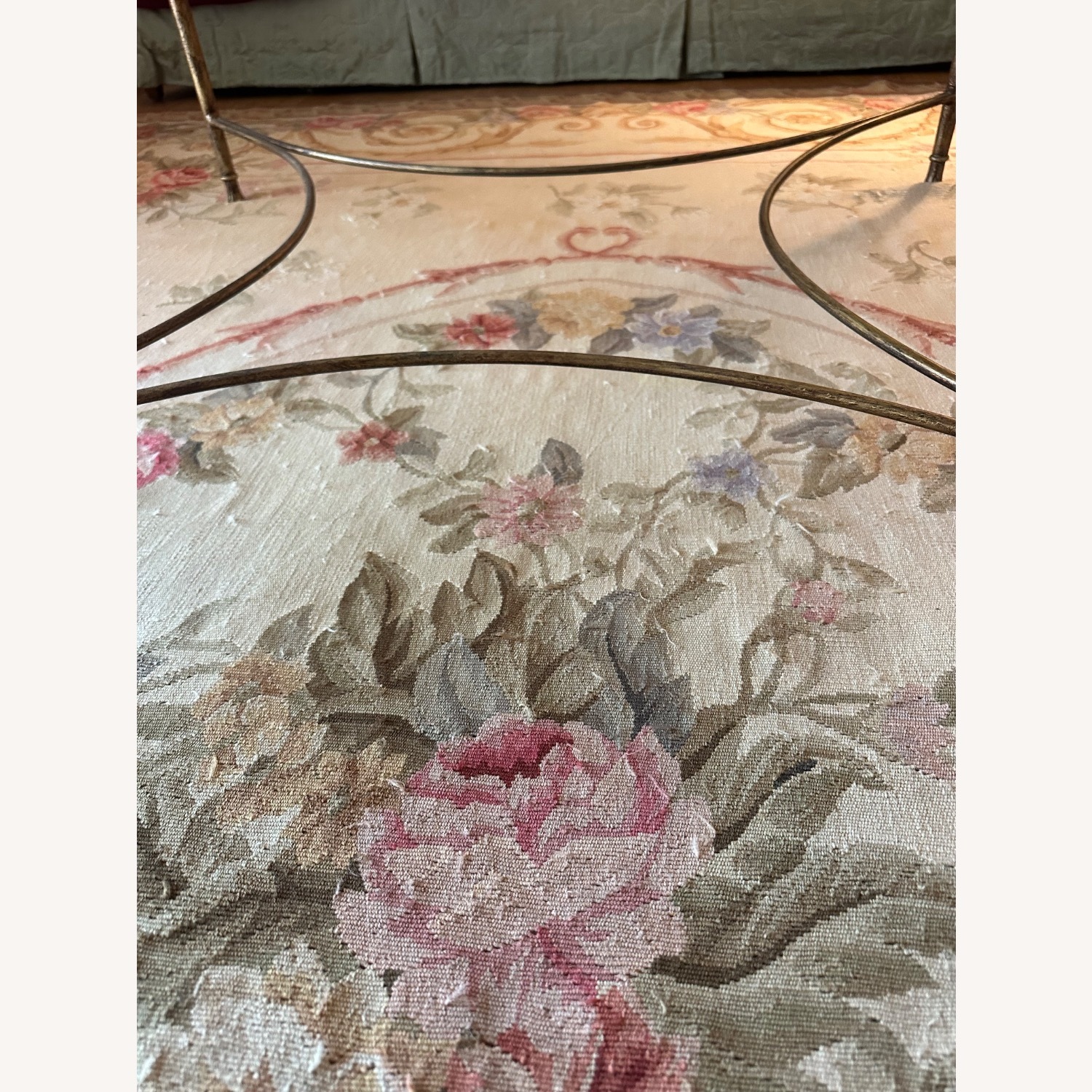 Gold Glass Coffee Table - image-4