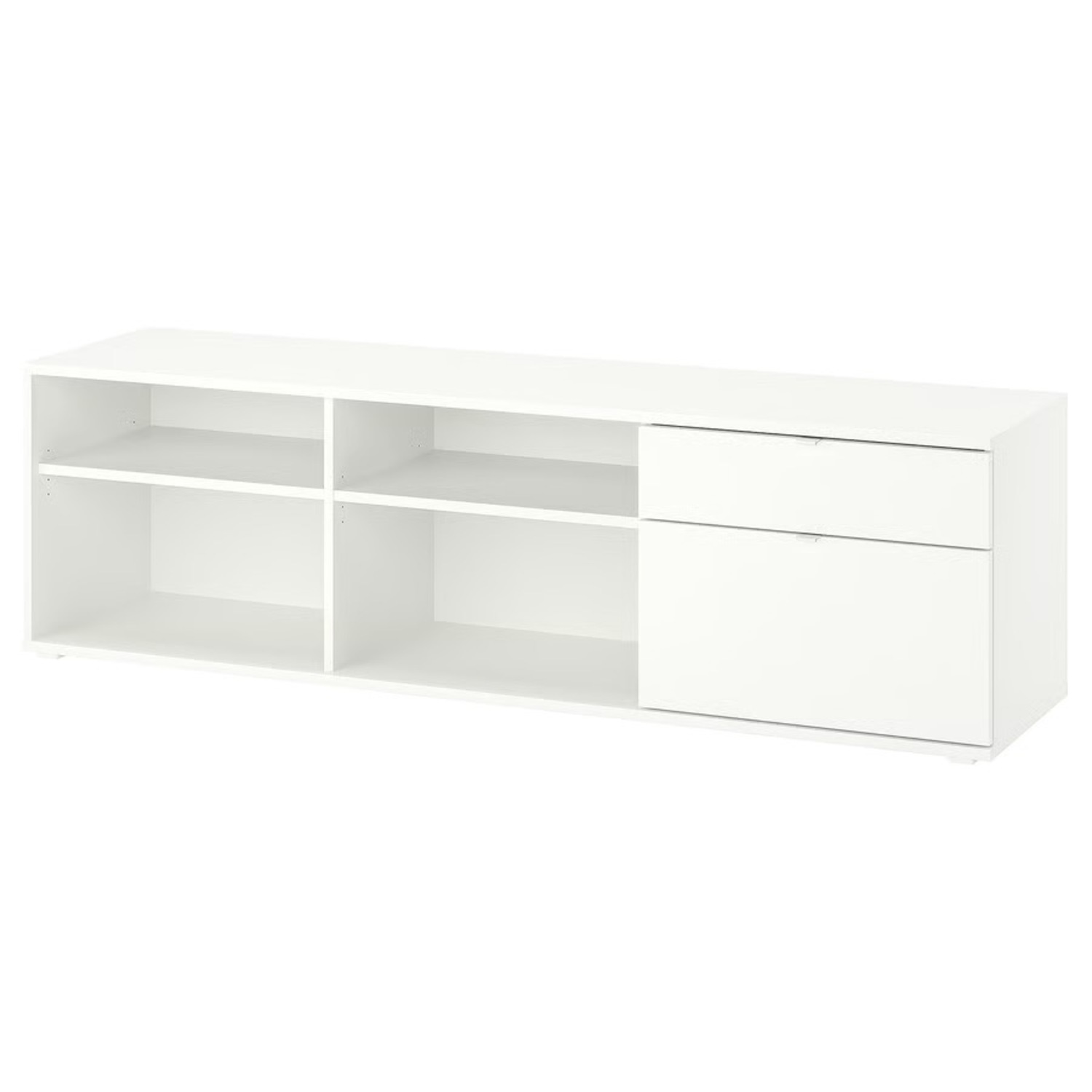 IKEA VIHALS White Wood Media Storage - image-1