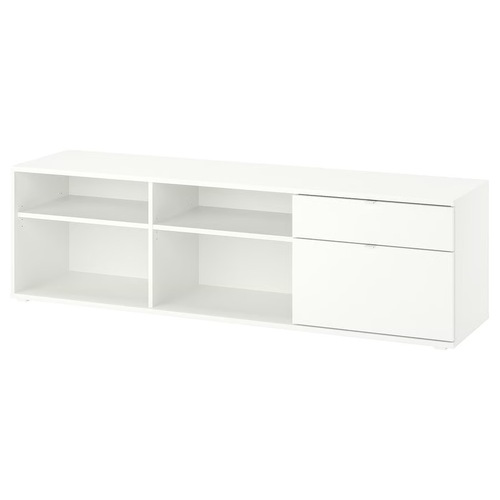 Used IKEA VIHALS White Wood Media Storage for sale on AptDeco