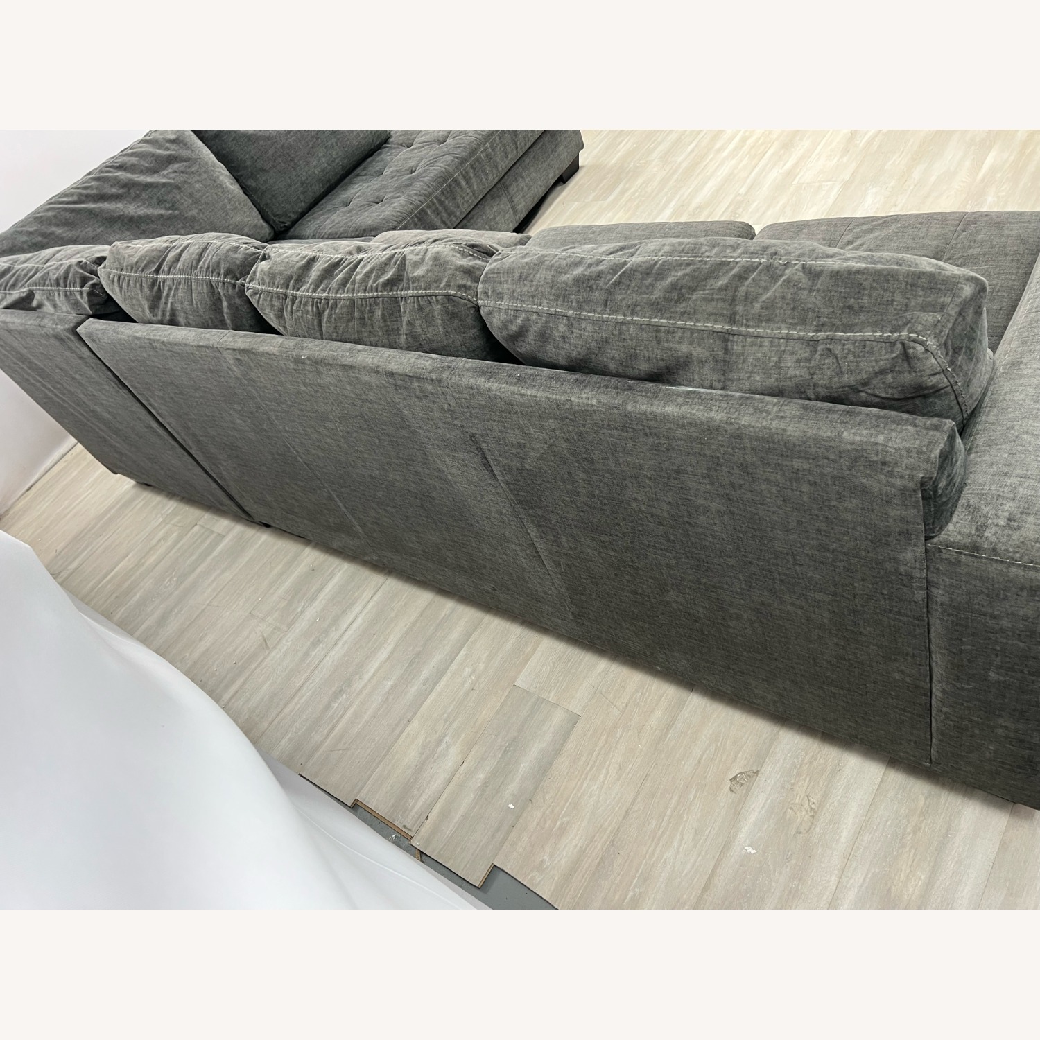 Ashley Owensbe Gray Sectional with Chaise - image-7