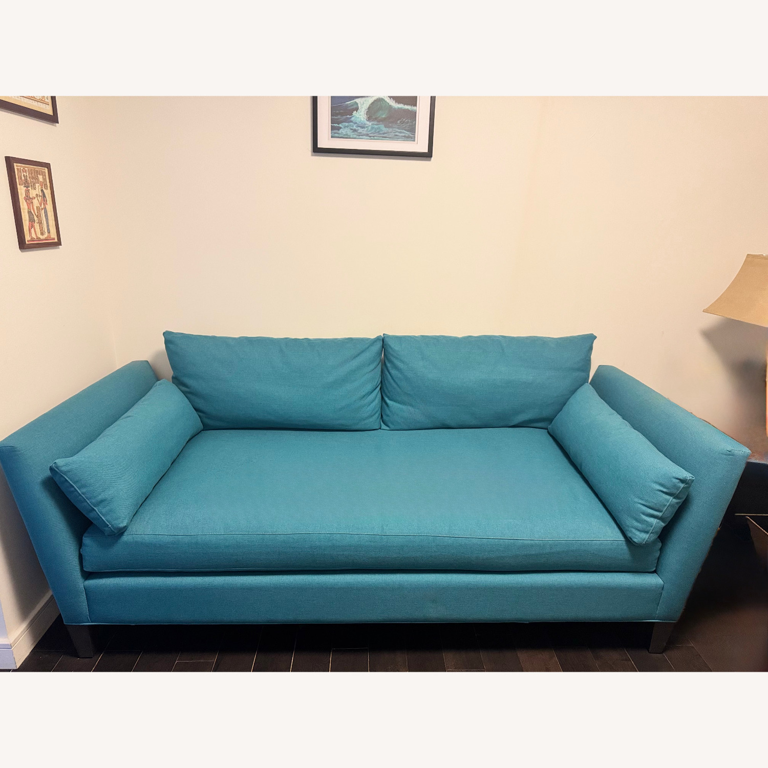 Crate & Barrel Green Pacific 80" Daybed - image-1