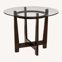 Round Glass Dining Table