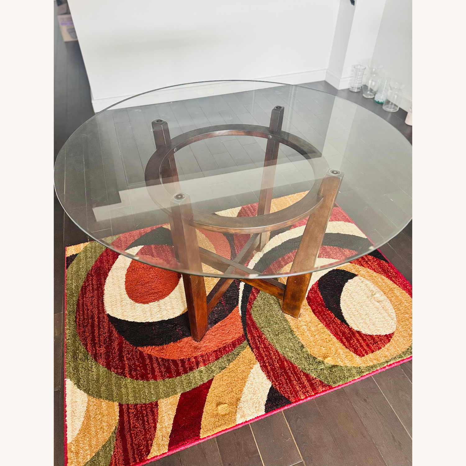 Round Glass Dining Table - image-3